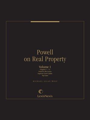 cover image of Powell on Real Property